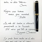 Pluma escrito