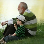 Abuelo y nieto