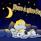 Snoopy have a nice day