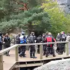 Transalperos en el mirador