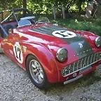 Triumph TR3A - vermell