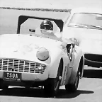 Triumph TR3 racing - blanc 2
