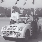Triumph TR3A - Bennett & Corbishley - Liege Rome