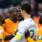 Cristiano increpado Bafana