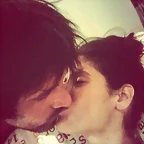Beso Hugo y Mar?a 14-7-2013