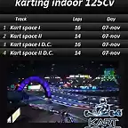 calendario karting 125cv