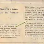 Programa Virgen del Rosario ao 1953-2