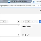 Uera en el traductor google