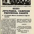 1981.04.30 Ligas cadete, juvenil y sfbol