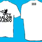 camiseta de yo soy bm blanco-negro