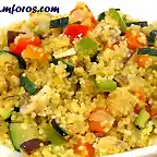 Cuscus salteado con verduras