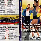 Clasicos - Memorables De La Musica Tropical Colombiana - Caratula DVD