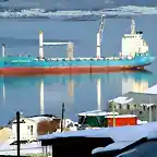 Barco fantasma en la Baha de Ushuaia