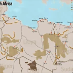 Ubicacin del oasis de Kufra y Tobruk entre otras locaciones