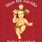 Dios Ha nacido feliz Navidad