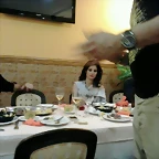 Mara en la cena antes del bolo 7