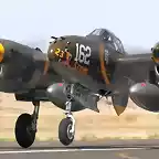 Otra fotografia de un P-38 SKIDOO