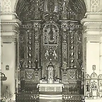 altar mayor  hacia 1.950