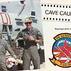 LT Nancy NoFun Dykhoff (now Fechtig) and LT Lori Wrench Melling at Beal Airforce Base in 1988 with the Mighty EA-7L