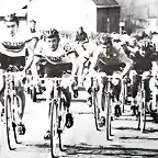 Ghent-Wevelgem 1972, avec Frans Verbeeck, Felice Gimondi et Roger Swerts