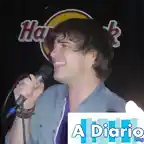 Josh en su primera actuación tras OT