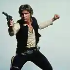 Harrison Ford como Han Solo en el Episodi 4 de la saga de La Guerra de las Galaxias de George Lucas