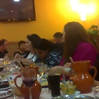 Hugo en cena antes del bolo 2
