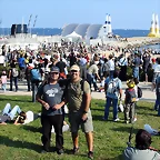 Jorge y Mauri en las playas de Barcelona