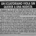 Noticias del mundo ecuatoriano viola sin querer