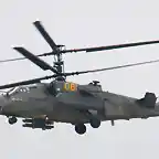 Helicoptero ruso Kamov Ka-52 Alligator