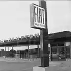 Palo Alto - Fiat-H?ndler Don Hampton,  Kalifornien 1957