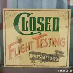 Cerrado por pruebas de vuelo
