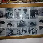 Conjunto de fotografas sobre la cogida y muerte de Manolete, acaecida en Linares el 28 de agosto de 1947, por el toro Islero