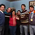 Gustavo, Armando, Ivana, Tama, Andres y Bati