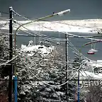 Nieve en Ushuaia, Tierra del Fuego, Patagonia