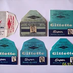 Hojas de afeitar marca Gillette.