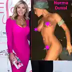 norma duval escaparate 2018 y como vedette desnuda