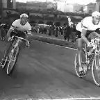 GIRO 1957,VAN STEENBERGEN,POBLET,ETA,1 O 22