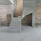 escalera en obra