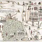 1704_Gemelli_Map_of_the_Aztec_Migration_from_Aztlan_to_Chapultapec