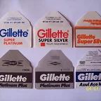 Hojas de afeitar marca Gillette.