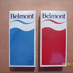 Cigarrillos chilenos marca Belmont.