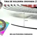 tira de moldura cromada 24mm 2,2m.AG-TIMOCROM.1208946428.knbox