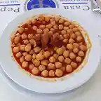 Garbanzos con chorizo