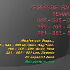 Triples del Fin de Semana