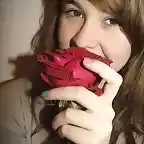 Con una rosa!