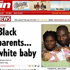 Padres Negros nia rubia