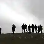 Transalperos en las cumbres