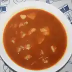 Sopa bullabesa de pescado