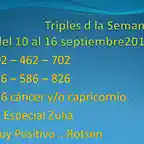 Triples d la Semana